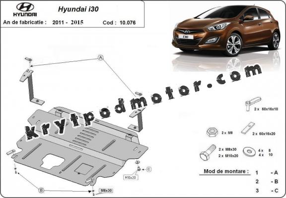 Kryt pod motor Hyundai i30