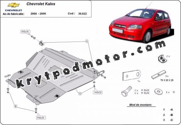 Kryt pod motor Chevrolet Kalos