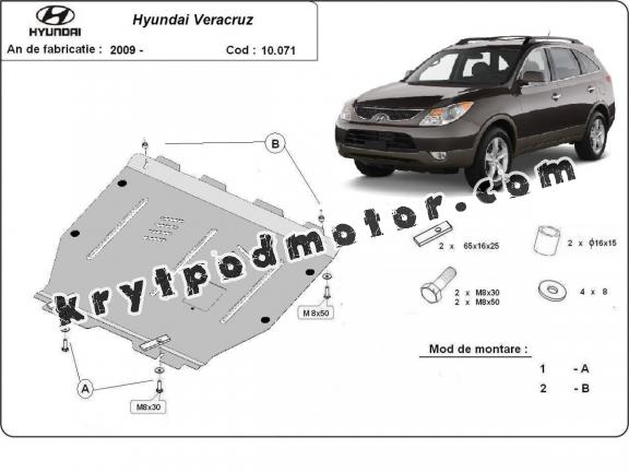 Kryt pod motor Hyundai Veracruz