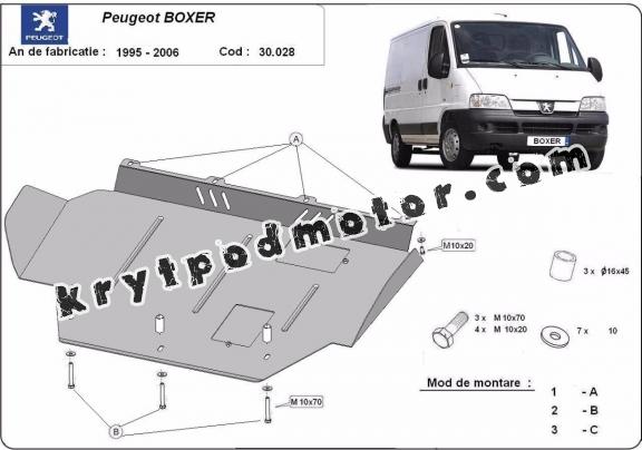 Kryt pod motor Peugeot Boxer