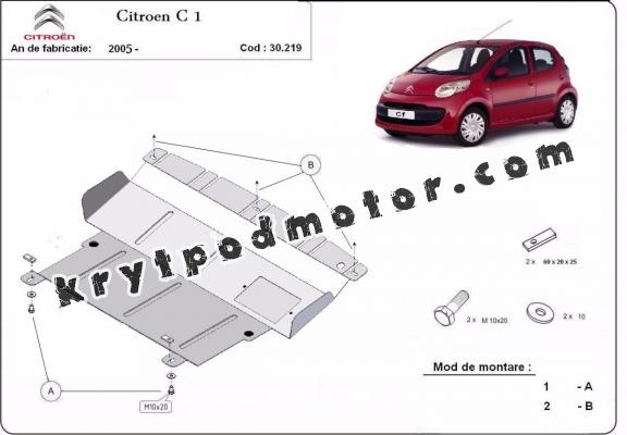 Kryt pod motor Citroen C 1