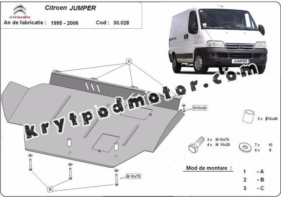 Kryt pod motor Citroen Jumper