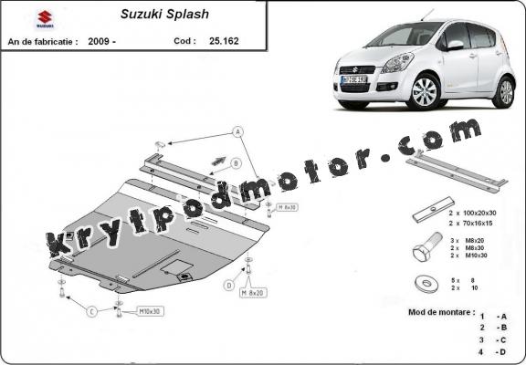 Kryt pod motor Suzuki Splash an