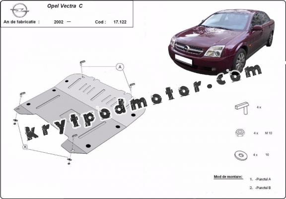 Kryt pod motor Opel Vectra C