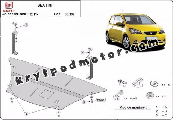 Kryt pod motor Seat Mii