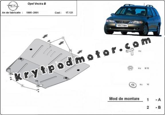 Kryt pod motor Opel Vectra B