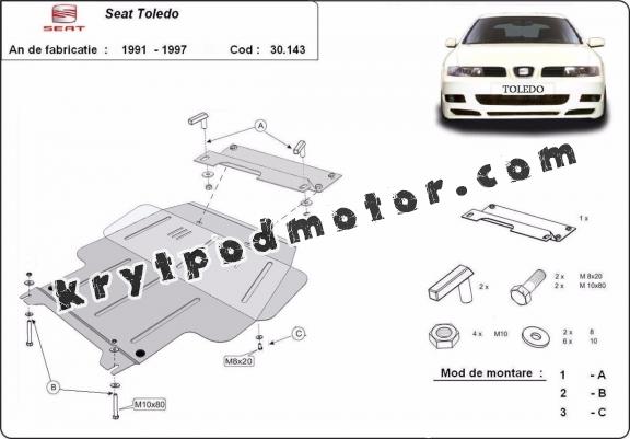 Kryt pod motor Seat Toledo 1