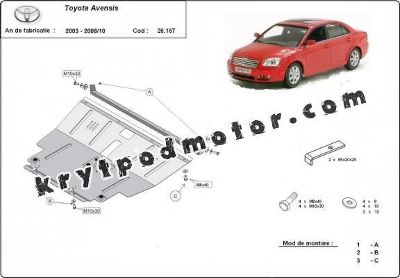 Kryt pod motor Toyota Avensis