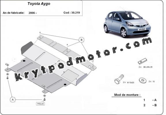 Kryt pod motor Toyota Aygo AB10