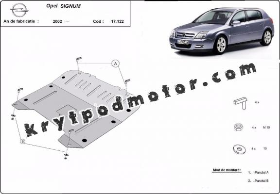 Kryt pod motor Opel Signum