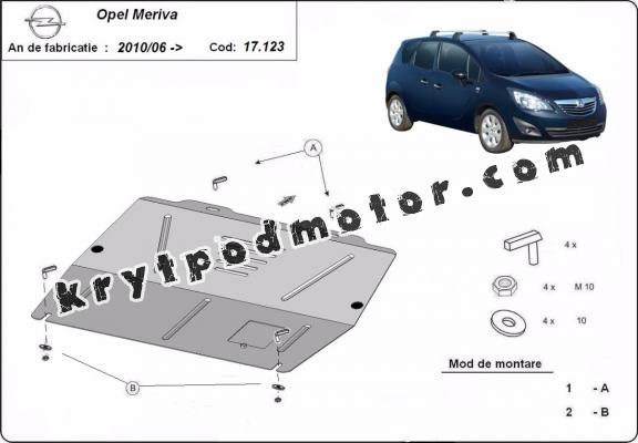 Kryt pod motor Opel Meriva