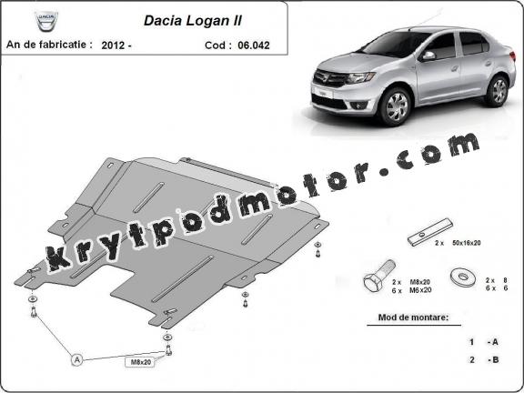 Kryt pod motor Dacia Logan 2