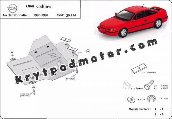 Kryt pod motor Opel Calibra