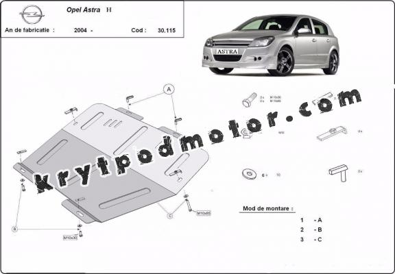 Kryt pod motor Opel Astra H