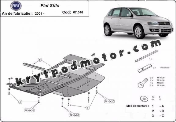 Kryt pod motor Fiat Stilo