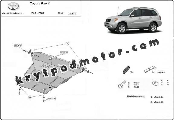 Kryt pod motor Toyota Rav4