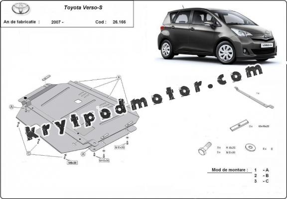 Kryt pod motor Toyota Verso