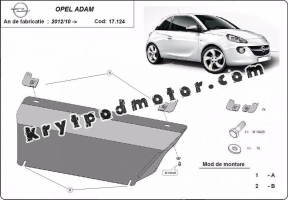 Kryt pod motor Opel Adam