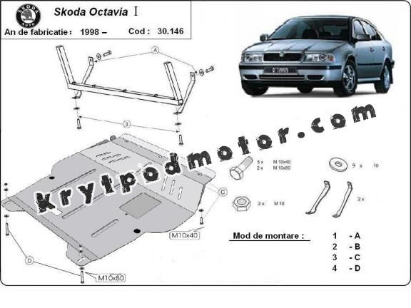 Kryt pod motor Skoda Octavia Tour