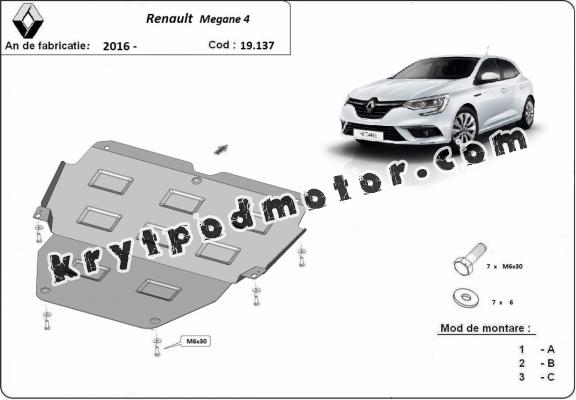 Kryt pod motor Renault Megane 4