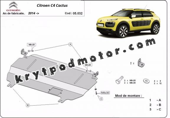 Kryt pod motor Citroen C4 Cactus