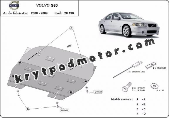 Kryt pod motor Volvo  Volvo S60