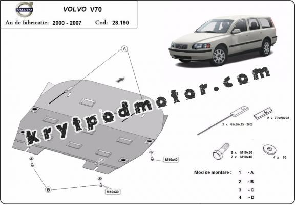 Kryt pod motor Volvo  Volvo V70