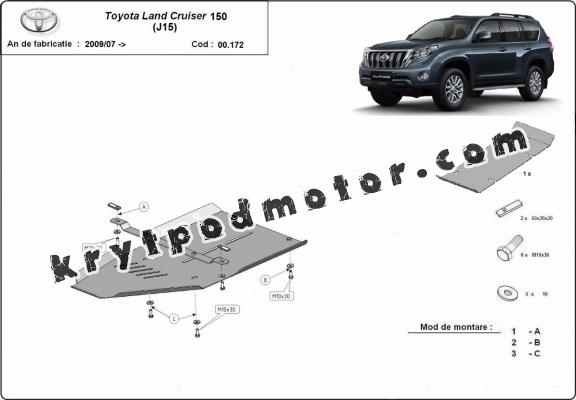 Kryt pod převodovka Toyota Land Cruiser 150