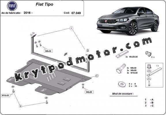 Kryt pod motor Fiat Tipo