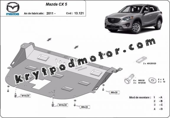 Kryt pod motor Mazda CX5