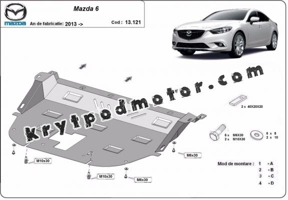 Kryt pod motor Mazda 6