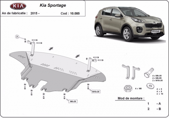 Kryt pod motor Kia Sportage