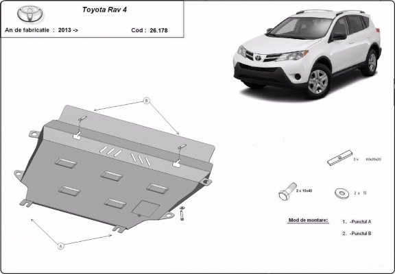 Kryt pod motor Toyota RAV 4