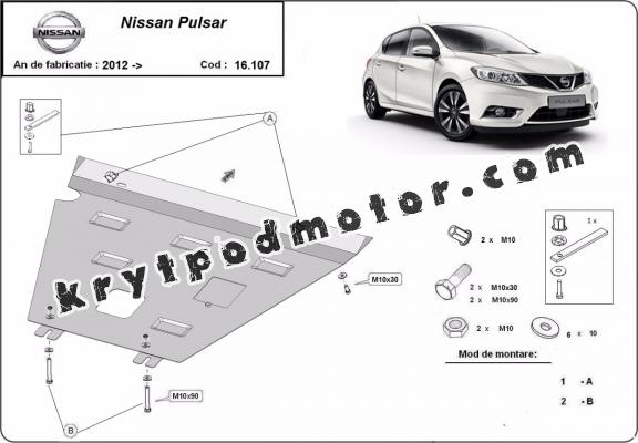 Kryt pod motor Nissan Pulsar