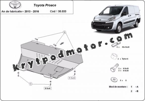 Kryt pod motor Toyota Proace