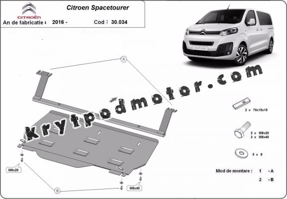 Kryt pod motor Citroen Spacetourer Panel Dodávky 