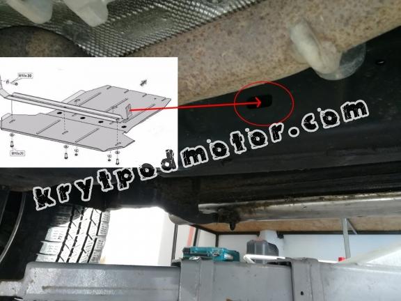 Kryt pod převodovka a diferenciál Volkswagen Amarok