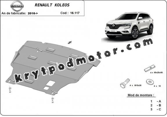 Kryt pod motor Renault Koleos