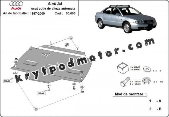 Kryt pod automatická převodovka Audi A4  B5