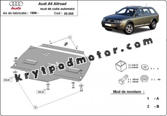 Kryt pod automatická převodovka Audi Allroad A6