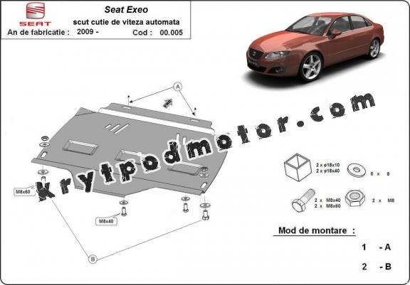 Kryt pod automatická převodovka Seat Exeo