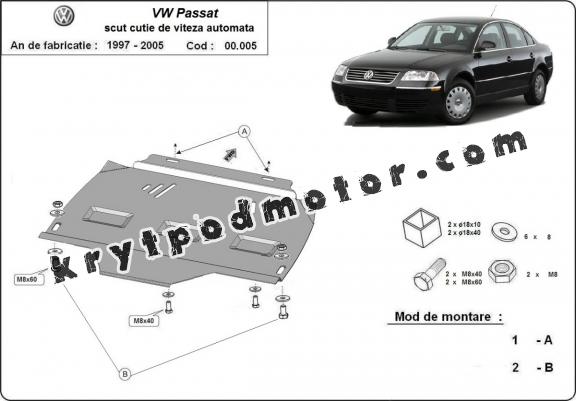 Kryt pod automatická převodovka VW Passat B5, B5.5