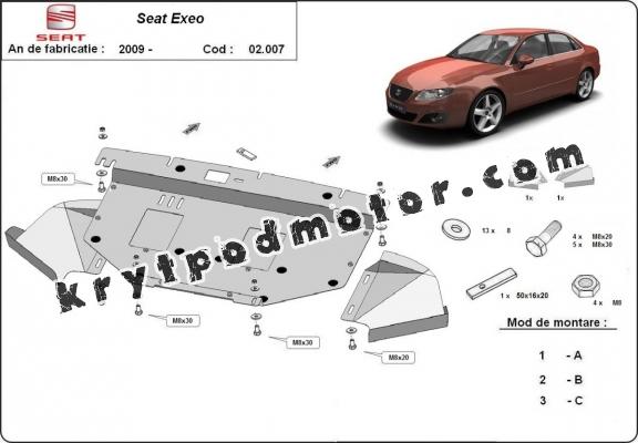 Kryt pod motor Seat Exeo