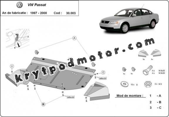 Kryt pod motor VW Passat B5