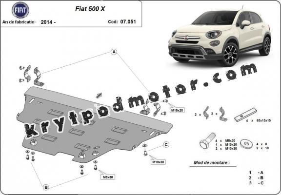 Kryt pod motor Fiat 500x