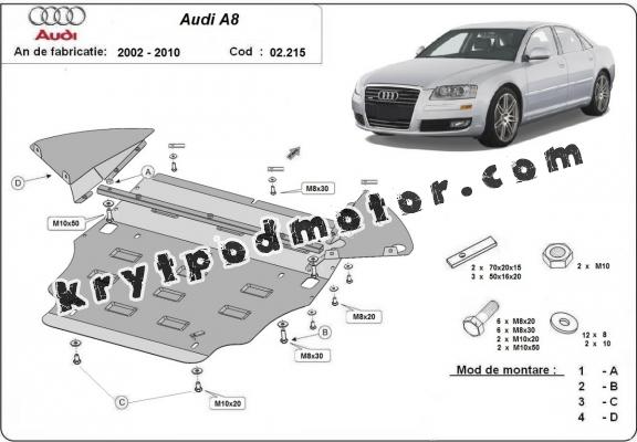 Kryt pod motor Audi A8