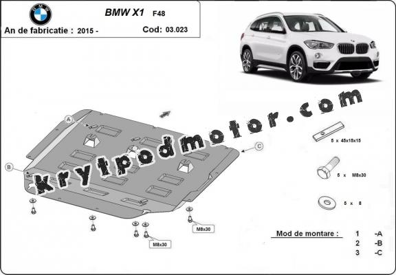 Kryt pod motor BMW X1 F48