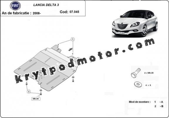 Kryt pod motor Lancia Delta 3