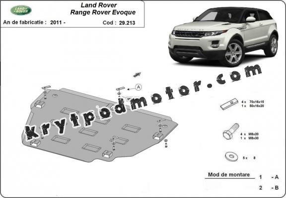 Kryt pod motor Range Rover Evoque