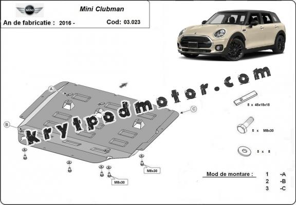 Kryt pod motor Mini Clubman